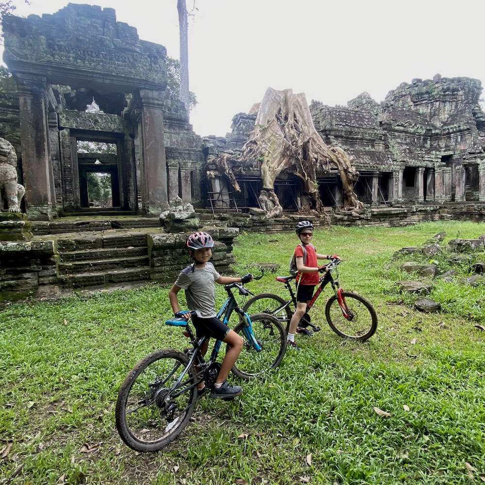 Swim, Bike and Run Adventure for Kids in Angkor Temples (1)